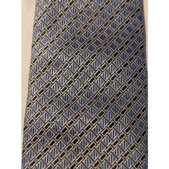 Patek Philippe Pour Ermenegildo Zegna Blue Pattern Silk Tie Limited Edition 2005 - Picture 10 of 12